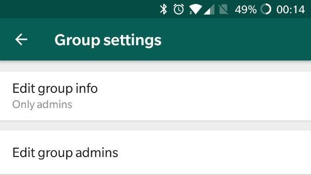 whatsapp beta android restrict group feature