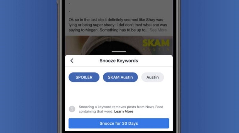 Facebook adds Keyword Snooze feature to help you control your news feed Cover Image