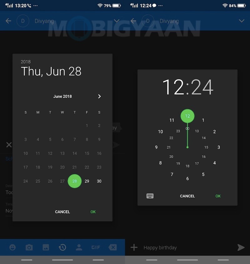 How to schedule messages on Android smartphones Guide 2