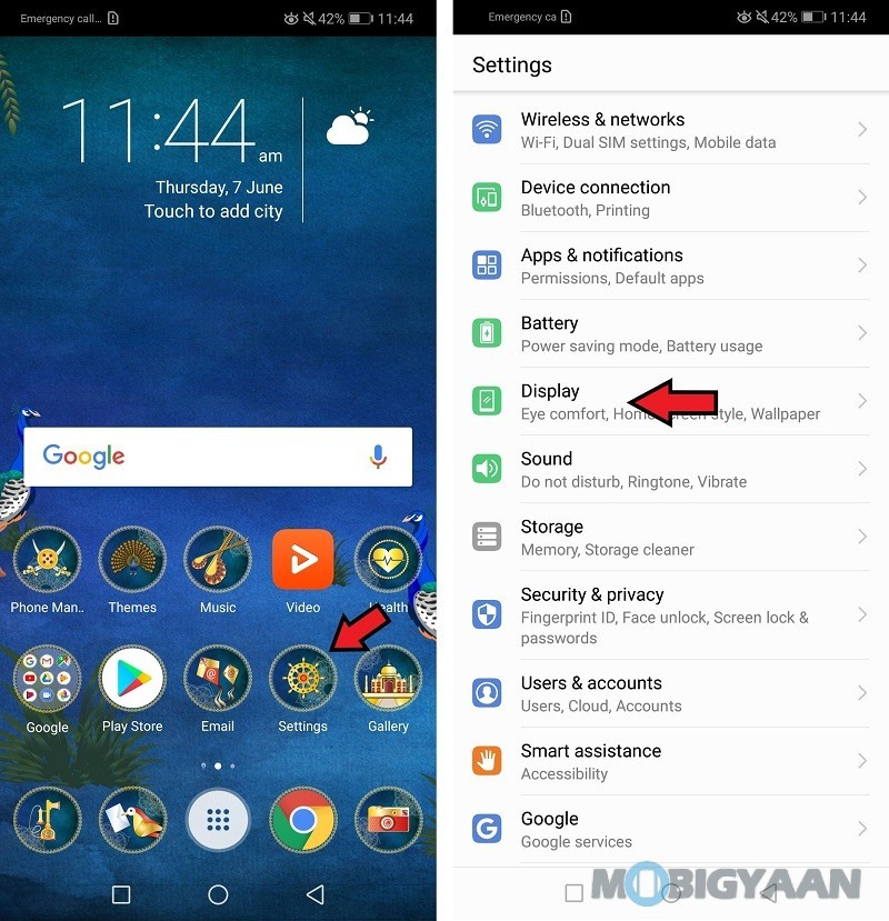 Huawei P20 Lite Changing Screen Resolution 1