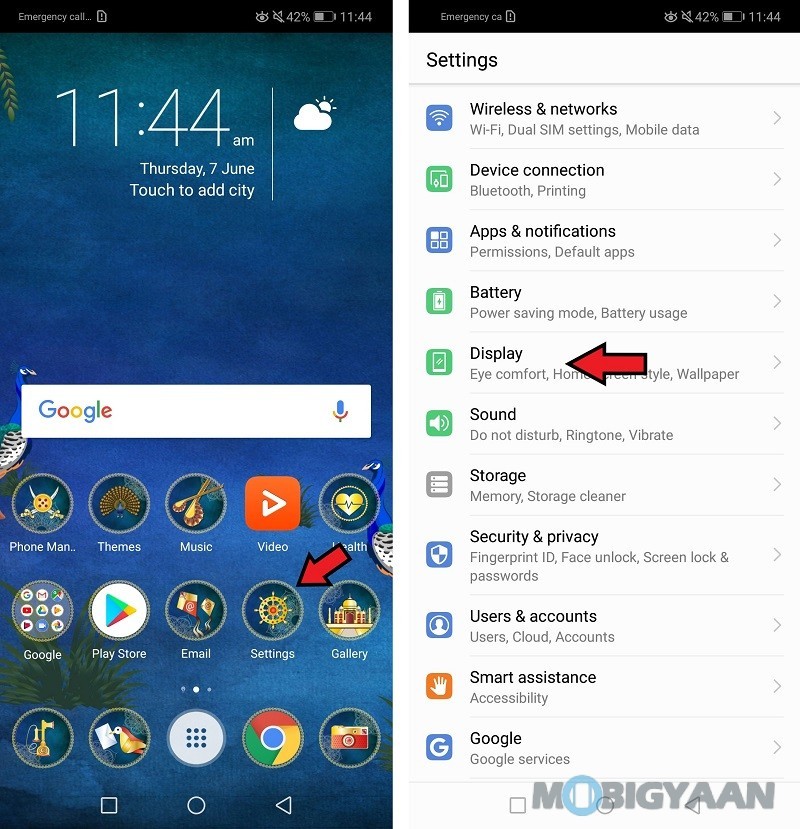 Huawei P20 Lite Full Screen Display 1