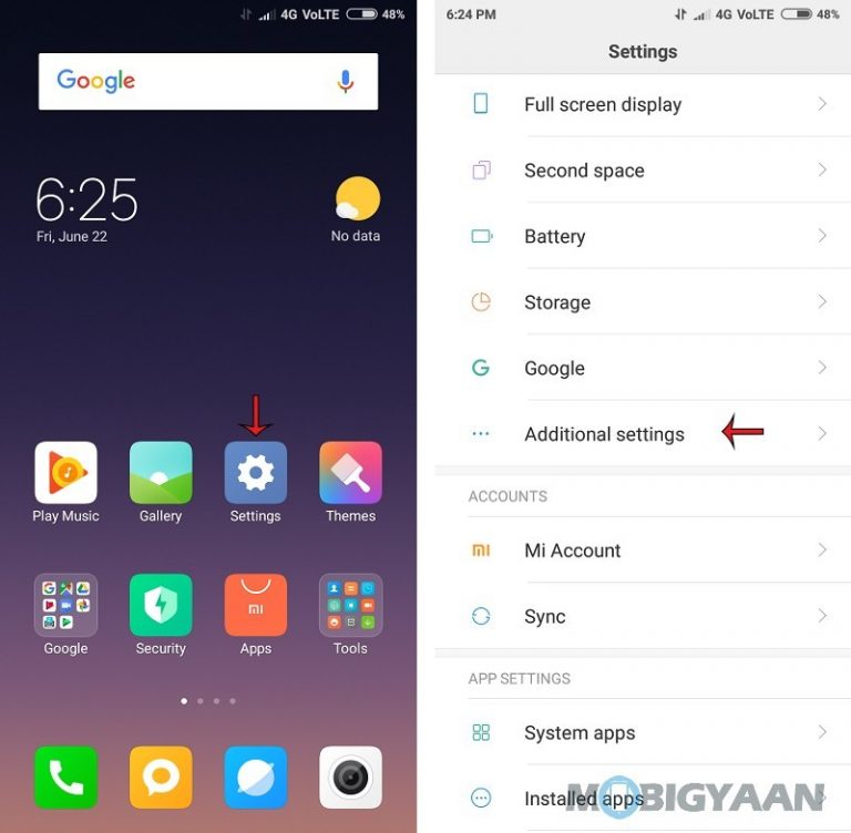 3 ways to take a screenshot on Redmi Y2