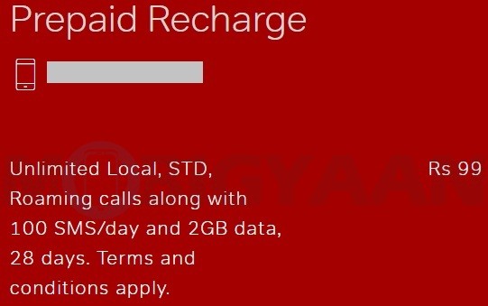 airtel 99 prepaid plan revised 2 gb 28 days