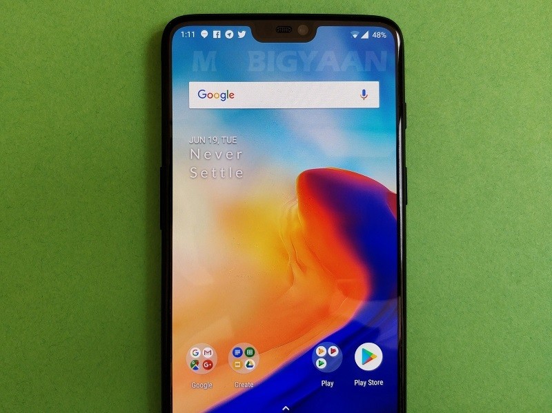 How to hide notch on OnePlus 6