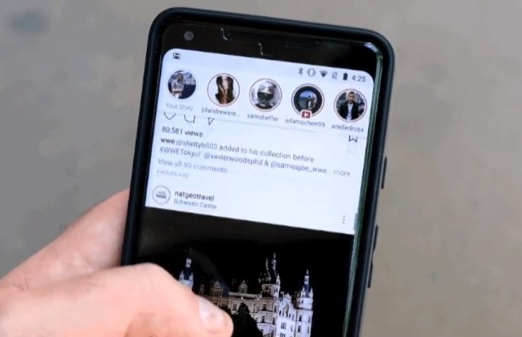 Instagram testing a sticky Stories Bar to make Stories accessible from anywhere in the feed 1 instagram stories persistent bar