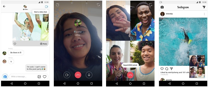 instagram video chat redesigned explore tab ar camera filters 1