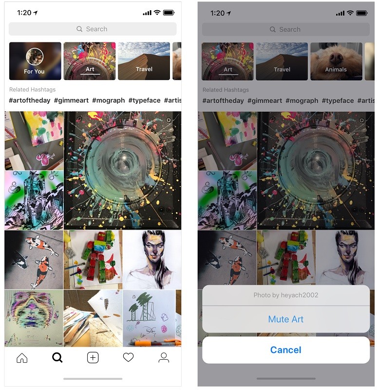 instagram video chat redesigned explore tab ar camera filters 2