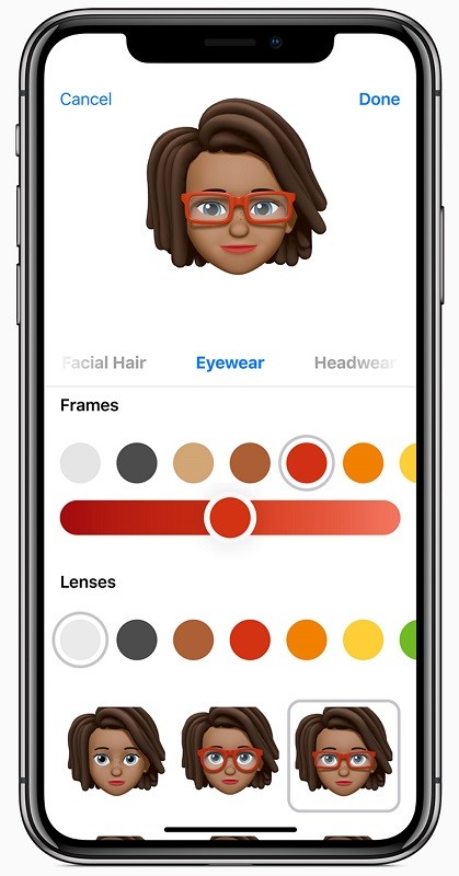 ios 12 customize memoji