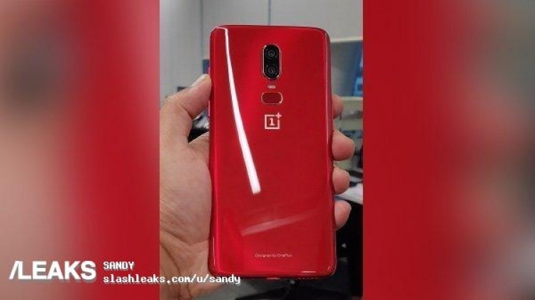 oneplus 6 lava red leaked live image 1