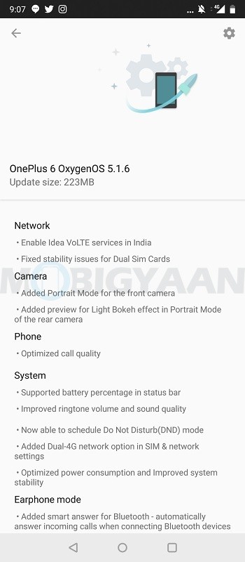 oneplus 6 oxygenos 5 1 6 update 1