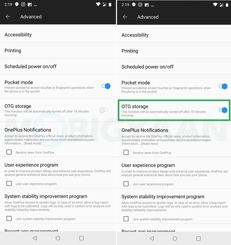 oneplus 6 tips tricks hidden features 29 enable usb otg