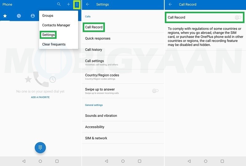How to record calls automatically on OnePlus 6