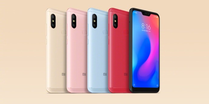 xiaomi redmi 6 pro official press renders 2