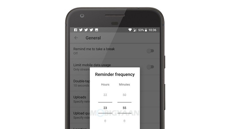 YouTube’s ‘take a break’ feature gets updated frequency picker