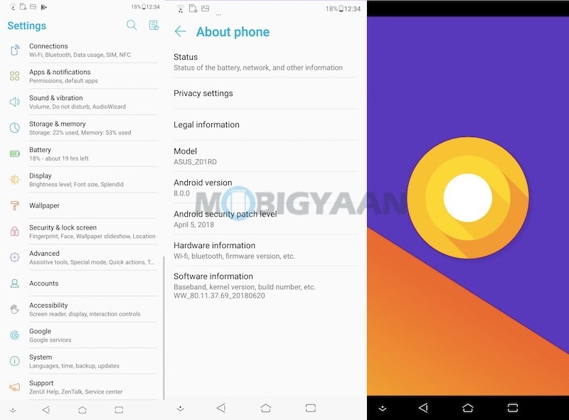 ASUS ZenFone 5Z Hands on and First Impressions User Interface 3