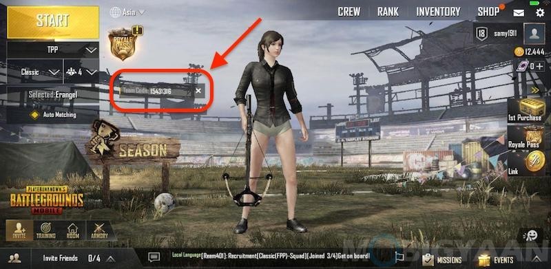 How to invite or join friends in PUBG Mobile Guide 1