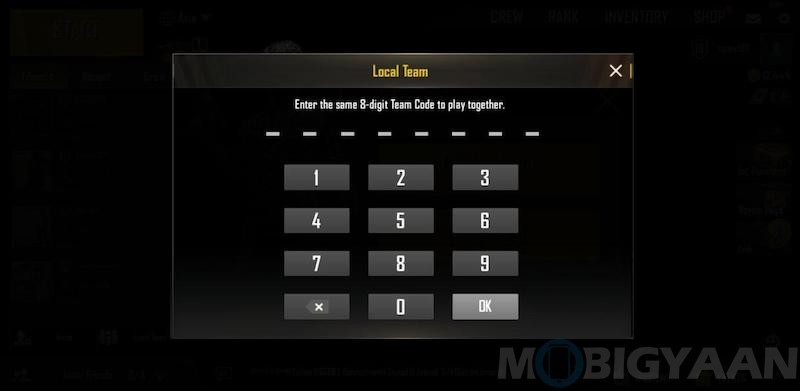 How to invite or join friends in PUBG Mobile Guide 4