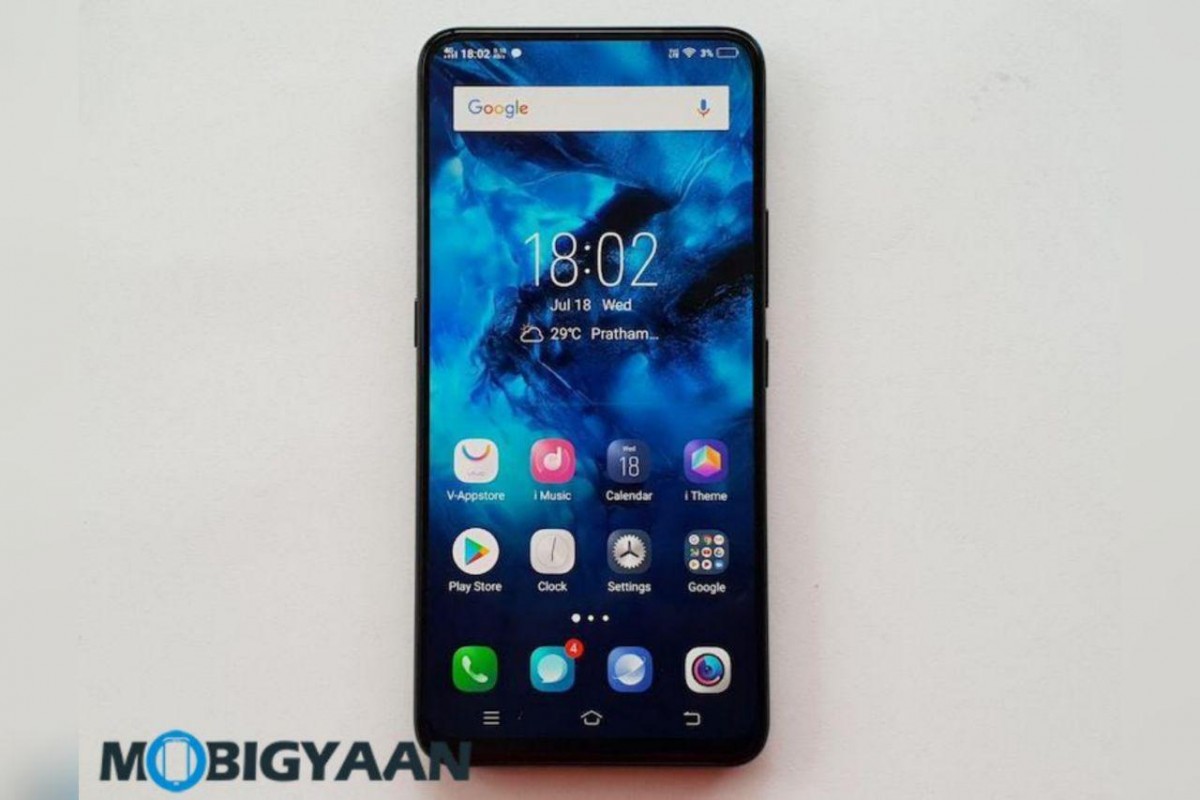 Vivo NEX Hands on Images Notch less Design Periscope style Camera and In Display Fingerprint Scanner