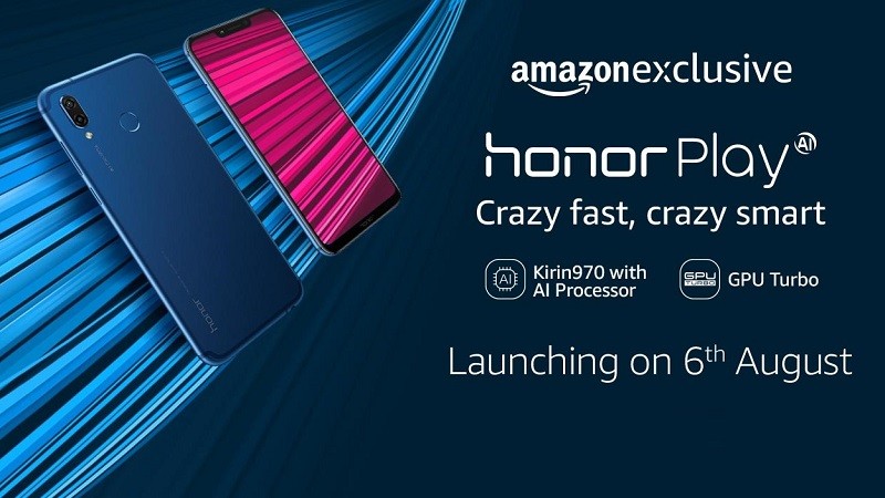 honor play india launch date august 6 amazon