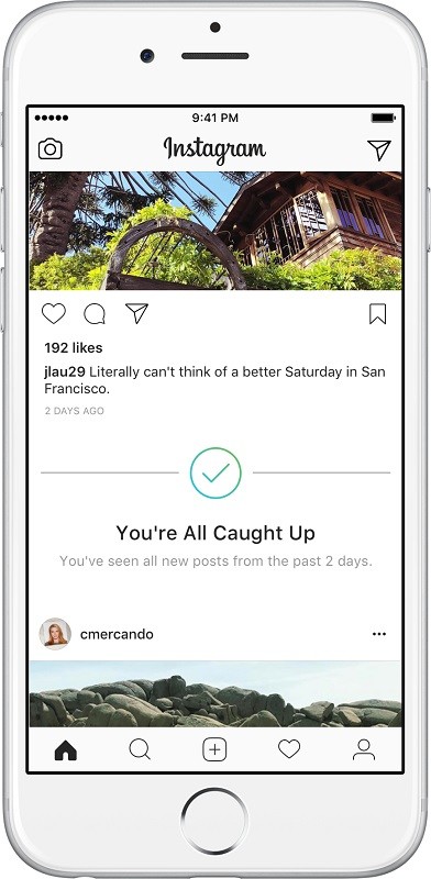 instagram you are all caught up feature 1