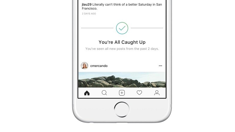 Instagram users will now know when they have seen all the posts from last two days