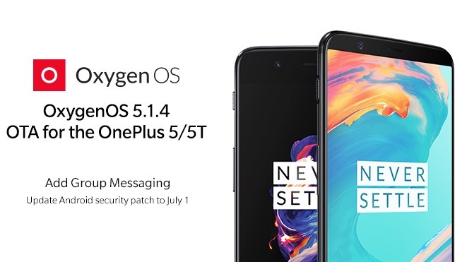 OxygenOS 5.1.4 update brings July security patch and Sleep Standby Optimization to OnePlus 5 and 5T