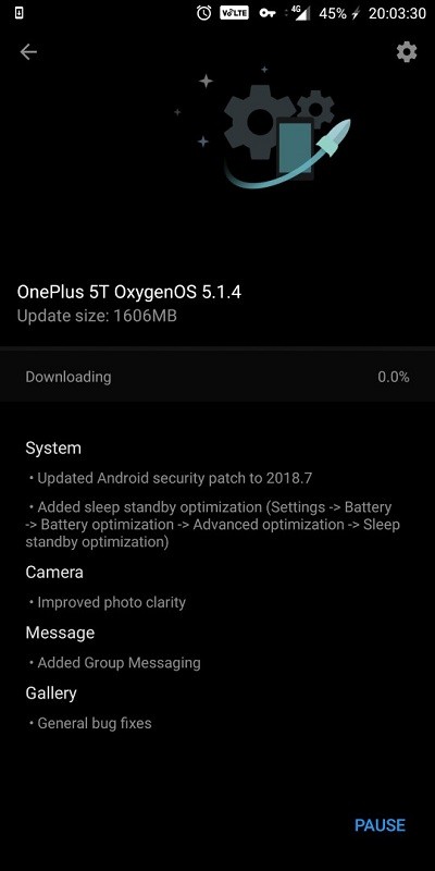 oneplus 5 5t oxygenos 5 1 4 update