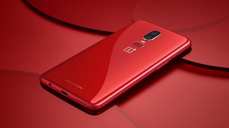 oneplus 6 amber red 2