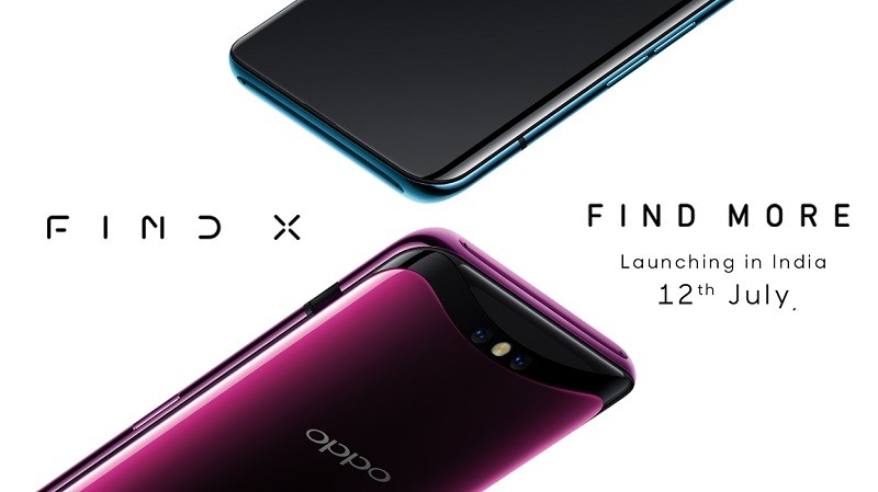 oppo find x india launch date july 12