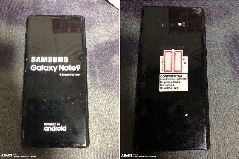 Leaked press render and live image confirm the Samsung Galaxy Note9 won't be coming with in-display fingerprint scanner 3 samsung galaxy note9 leaked live image