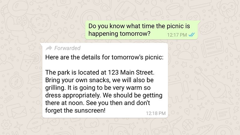 WhatsApp starts labeling forwarded messages to tackle issues of fake