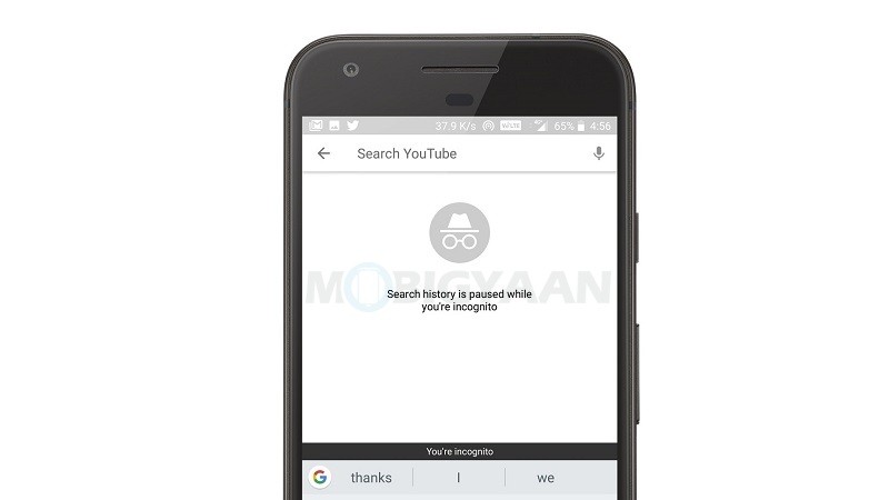 YouTube starts wider roll-out of Incognito Mode on its Android app