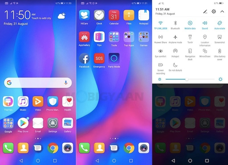 HUAWEI Nova 3 Review Software Interface 5