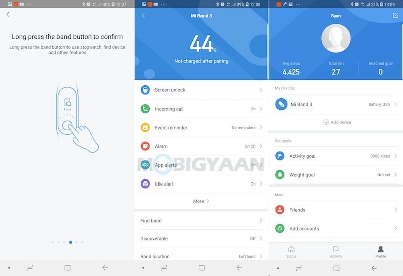 How to pair Xiaomi Mi Band 3 to your smartphone via Mi Fit app Guide 3