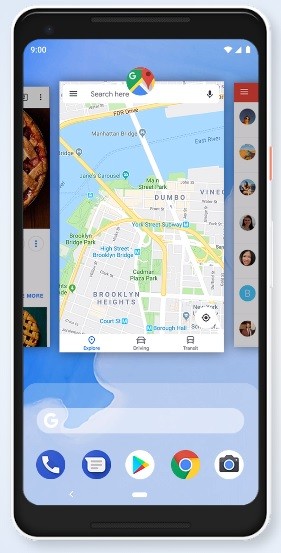 android 9 pie navigation