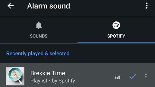 Latest Google Clock update makes it possible to wake up to your favorite music on Spotify