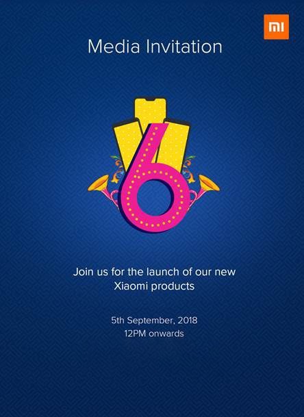 xiaomi redmi 6 6a 6 pro india launch invite