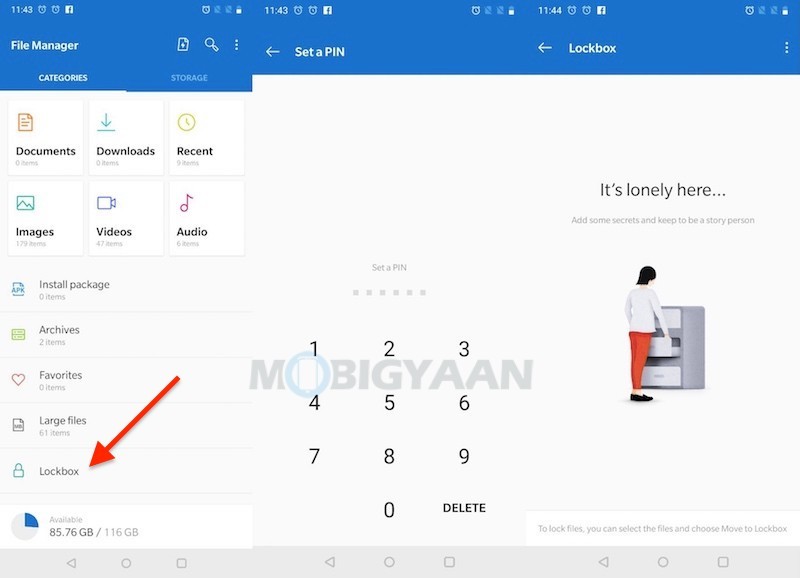 How to hide files on OnePlus 6 Guide 1