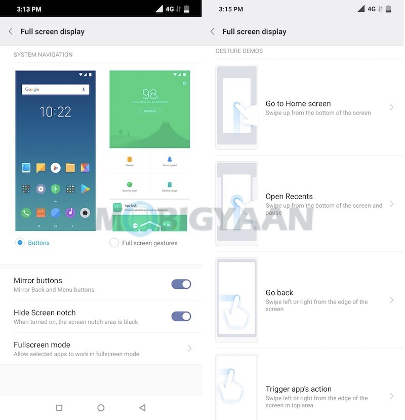 POCO F1 Review - Top Notch Performance And Unmatched Price 14 Xiaomi POCO F1 Review Notch Display and Full Screen Gestures
