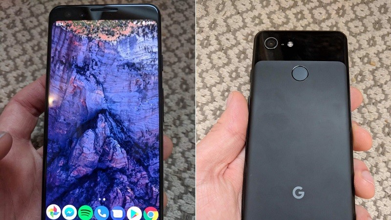 Google Pixel 3 live images leaked online show-off notch-less display, some specs revealed too