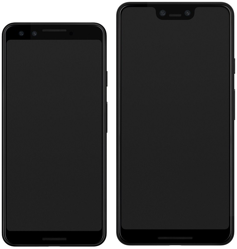 google pixel 3 pixel 3 xl leaked renders