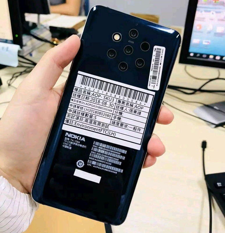 nokia 9 five cameras leaked live image 1