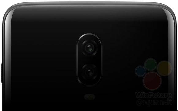 oneplus 6t leaked rear render dual camera