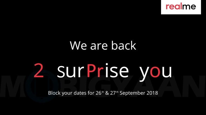 realme 2 pro india launch date invite