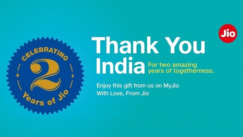 reliance jio celebrations pack 2nd anniversary 16 gb data