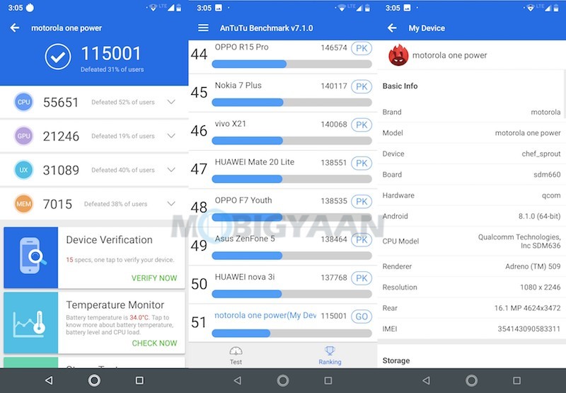 Motorola One Power Android One Review 8