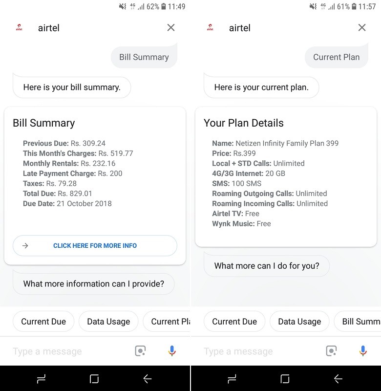 airtel google assistant customer care
