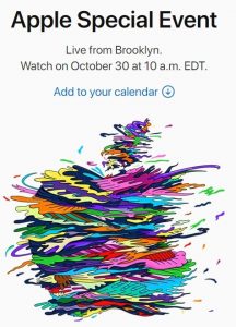 apple october 30 launch event invite 5