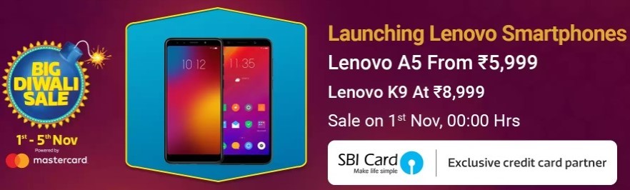 lenovo a5 k9 india sale date