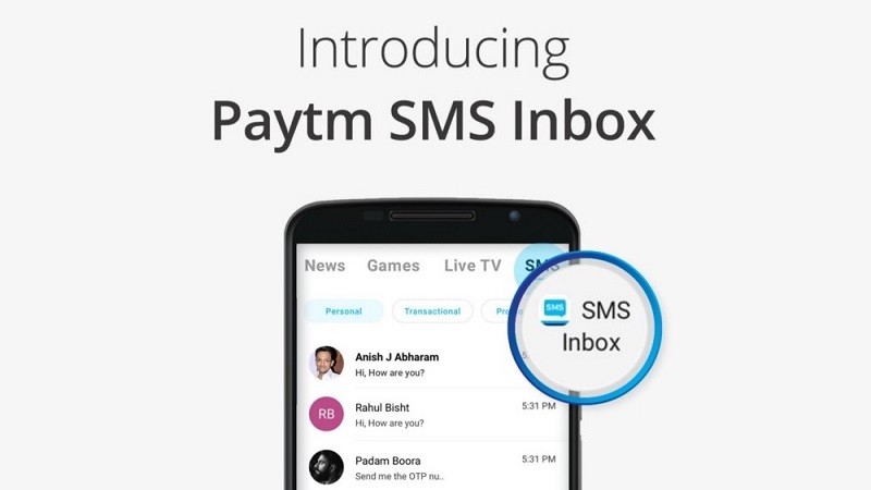 paytm sms